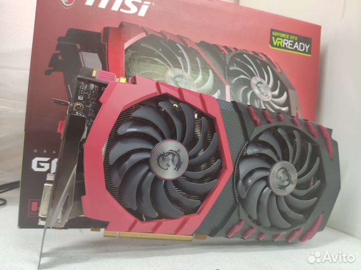 MSI GTX1080 8гб Gaming X (есть обмен)