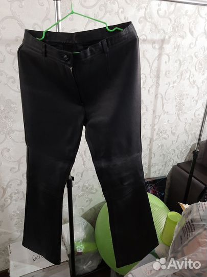 Брюки женские кожа натуральная с подкладом