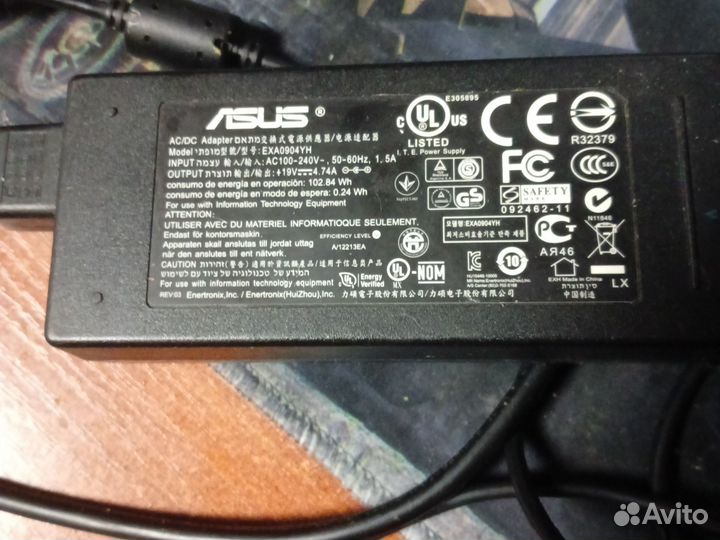 Блок питания для ноутбука asus 19v