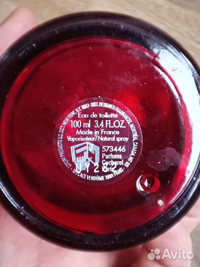 Стеклянные бутылочки, флаконы от духов cacharel