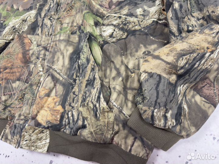 Бомбер с капюшоном Mossy Oak Realtree