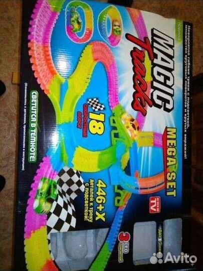 Magic tracks 446 деталей машинки с подсветкой