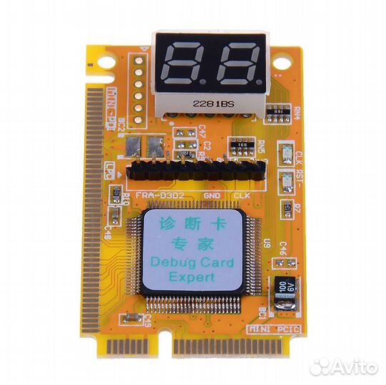 Пост карта PCI, mini PCI-E и LPC, PCI