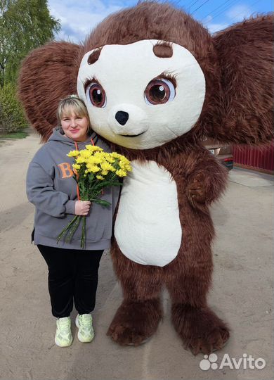 Поздравление от Ушастика. Ростовые куклы