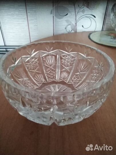 Хрустальная ваза, салатник