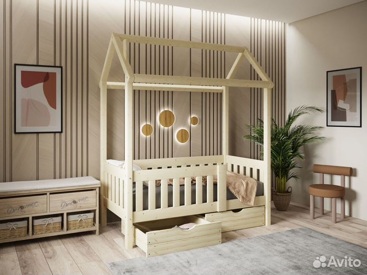 Кровать домик детская