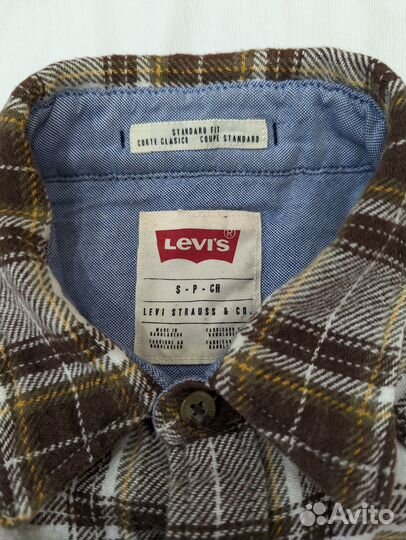 Женская рубашка в клетку Levis