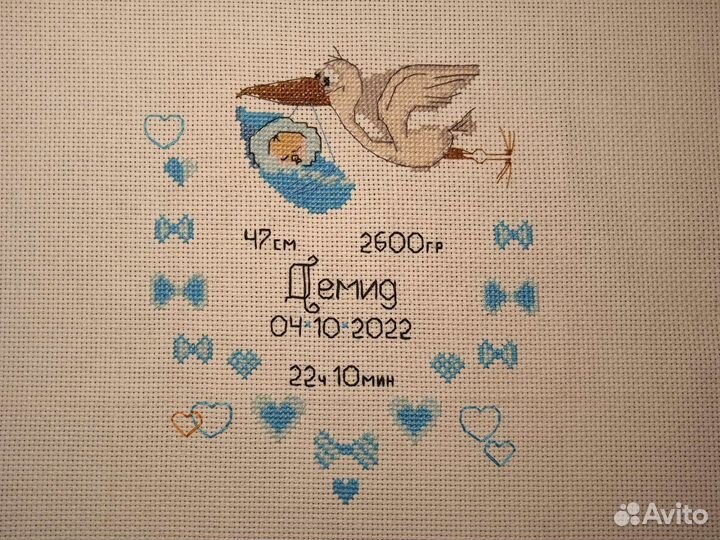 Вышивка, метрики, картины крестиком