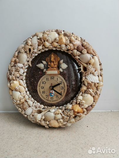 Часы настенные Индия ручная работа