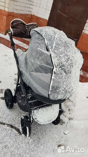 Коляска 2 в 1 Indigo мод. Indigo экокожа+текстиль