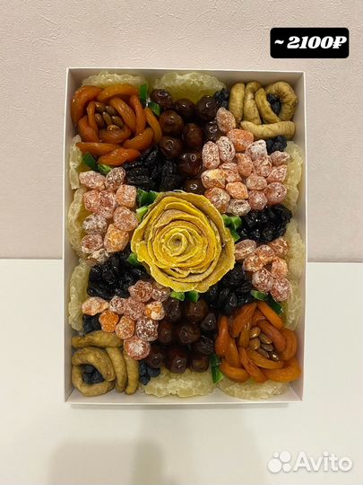 Съедобный букет Сухофруктовый букет Ореховый