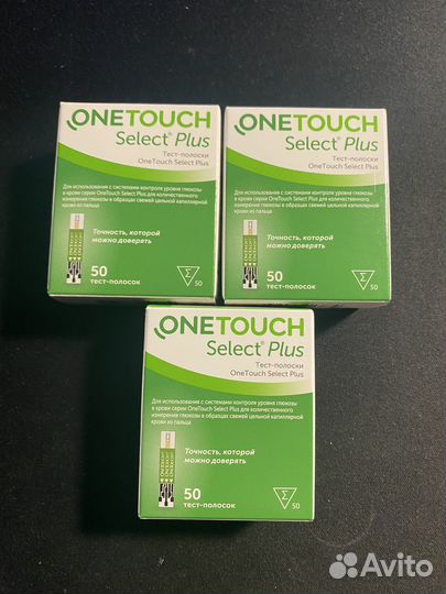 Тест полоски OneTouch select plus