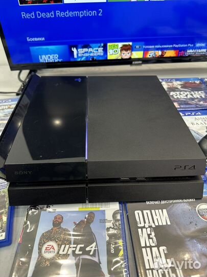 Sony playstation 4+112 игр. Гарантия