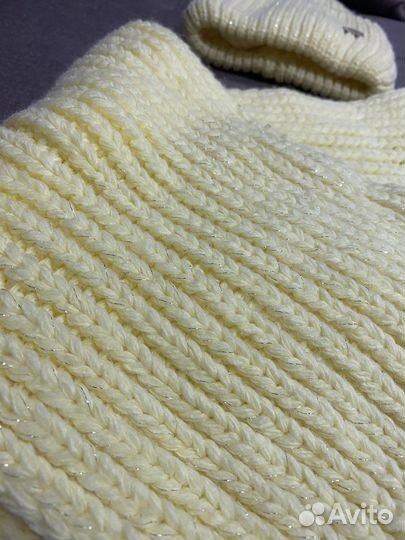 Шапка с шарфом (снуд)