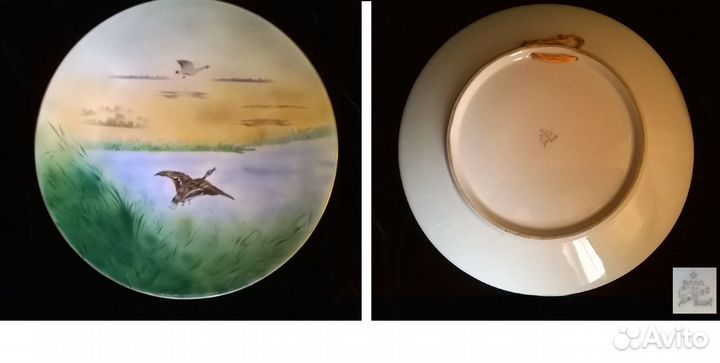 Тарелка фабрики Дулёво 