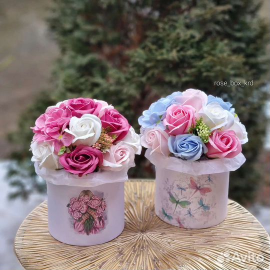 Букет из мыльных роз, подарок на 8 марта