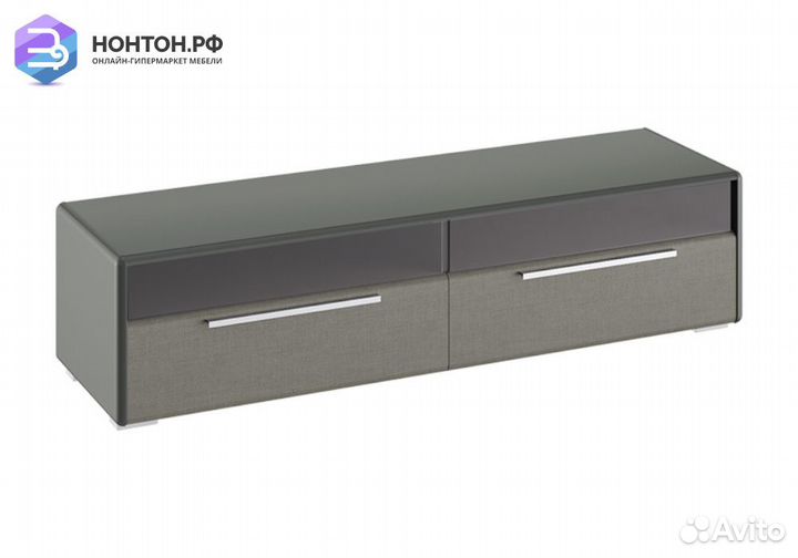 Тумба под тв Наоми тд-208.03.11 джут / фон серый