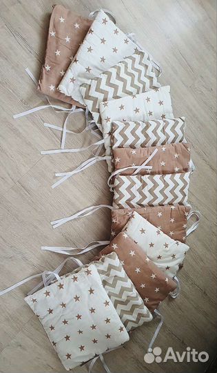 Бортики подушки в детскую кроватку