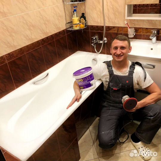 Реставрация ванн жидким акрилом