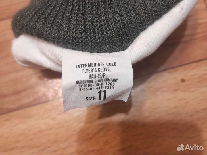 Перчатки лётные, контракт, сша, размер 11