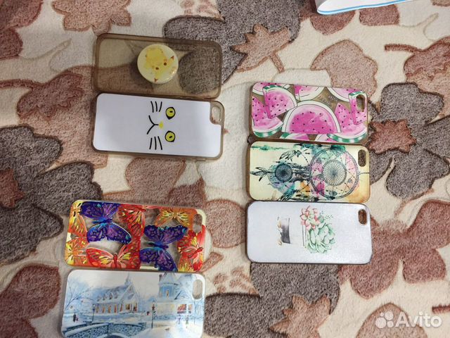 Чехол на iPhone 5 и стекла на 13-13 про