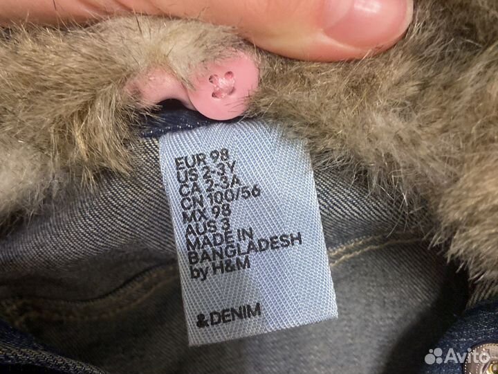 Джинсовый жилет для девочки