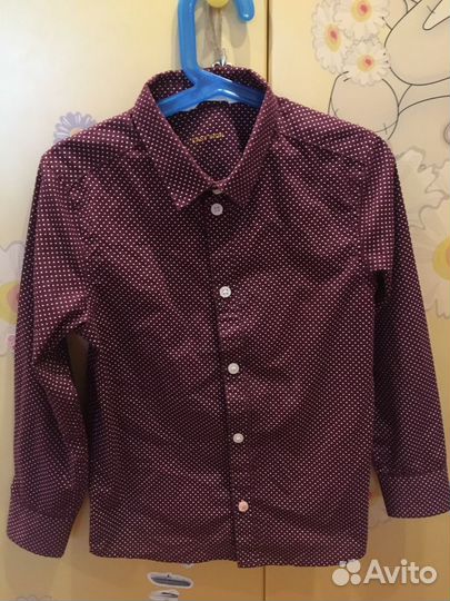 Рубашка для мальчика H&M 122 размер