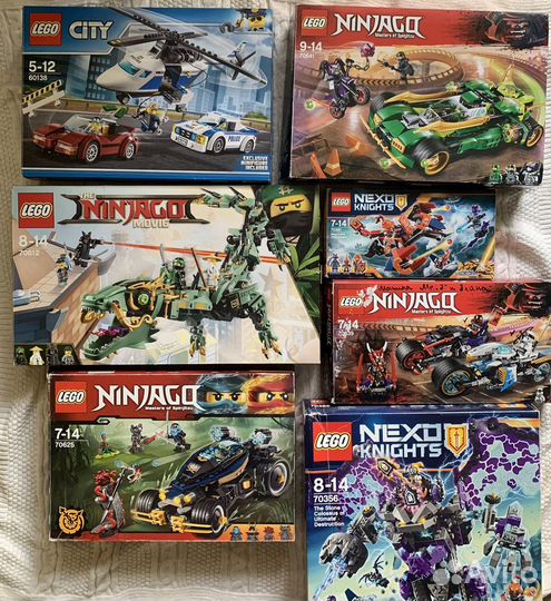 Lego/оригинал 60138,70641,70612,70361,70639,70625