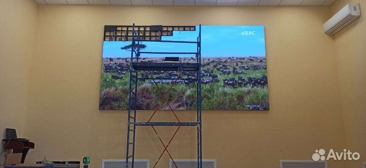 Монтаж ремонт настройка LED rgb экранов всех типов