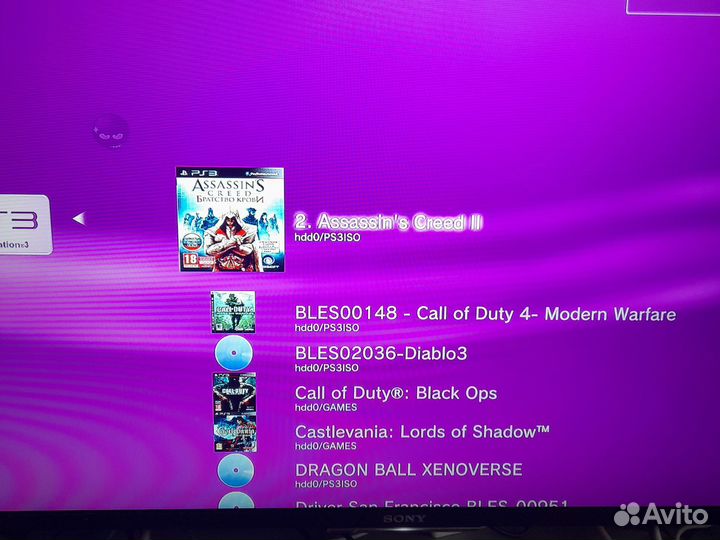 Sony playstation 3 slim 320gb прошитая +30игр