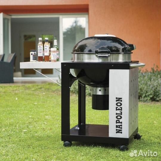 Мобильный угольный гриль Napoleon PRO22K-cart