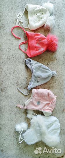 Шапочки на девочку