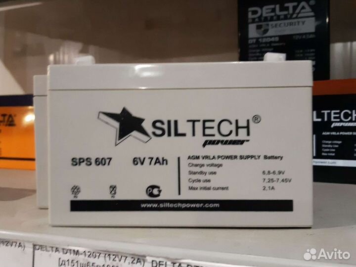 Аккумулятор Siltech SPS 607 (6V7A) д151ш35в94