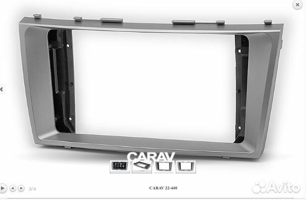 Переходная рамка 9”,Toyota Camry,Aurlon2006-11