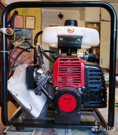Мотопомпа бензиновая Гарант 25М для полива