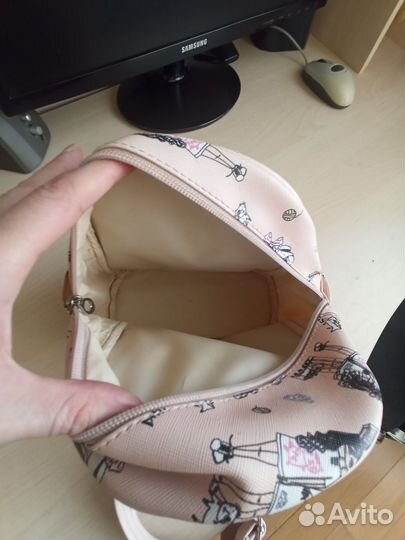 Рюкзак детский розовый с рисунком