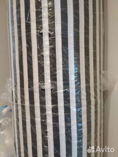 Ткань хлопок черно-белая полоска