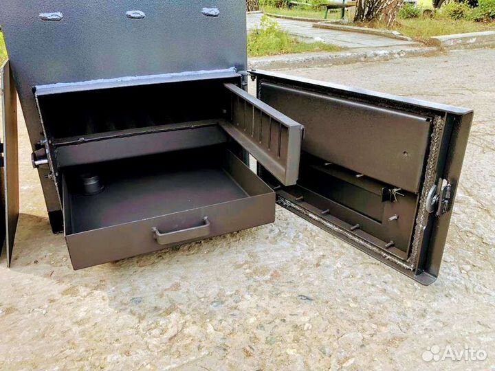 Твердотопливный котел с увеличенной топкой