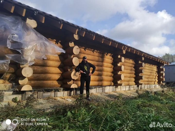Срубы домов,бань,беседок
