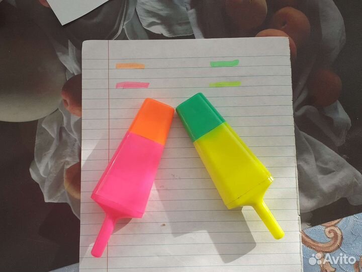 Маркеры выделители мороженое