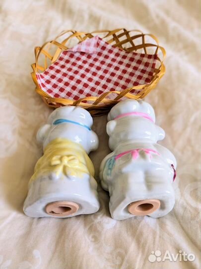 Набор для соли и перца винтаж