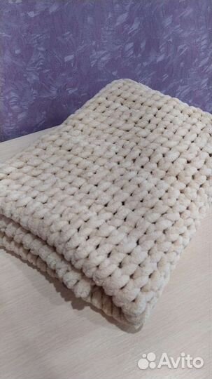 Детский пледик вязаный в ручную