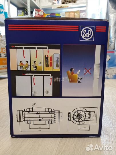 Вентилятор канальный Soler & Palau TD-500/150-160