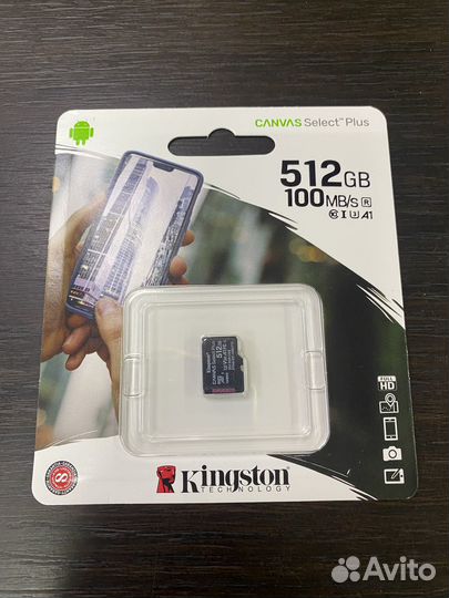 MicroSD Kingston Canvas Select Plus 512 gb