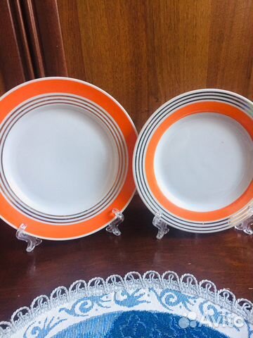 Тарелки для сервировки фарфор СССР