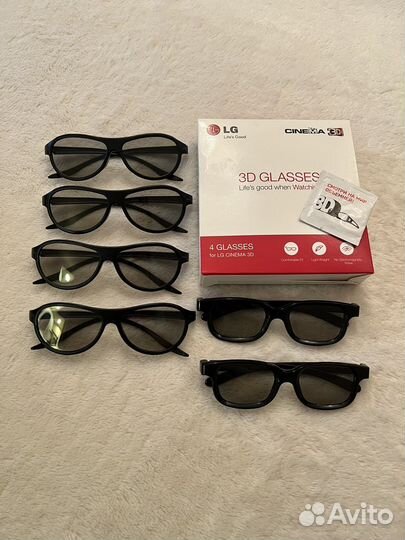 3d очки lg 4шт оригинальные