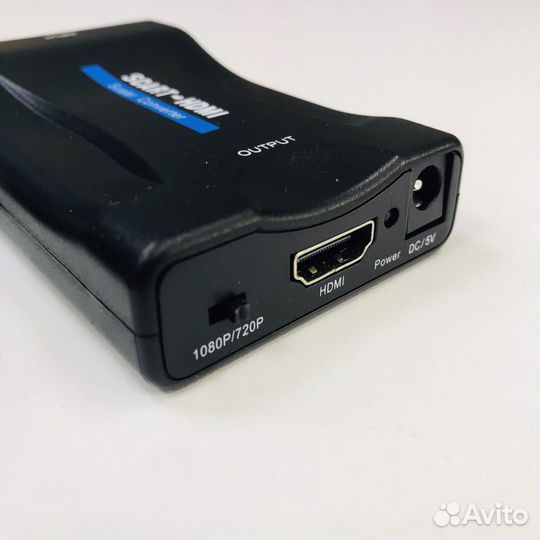 Конвертер адаптер Scart на Hdmi (720/1080)аудио/ви