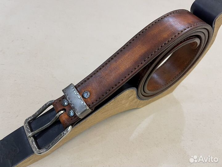 Ремень мужской натуральная кожа ручная работа