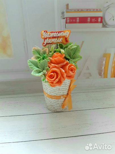 Букеты из мыла ручной работы