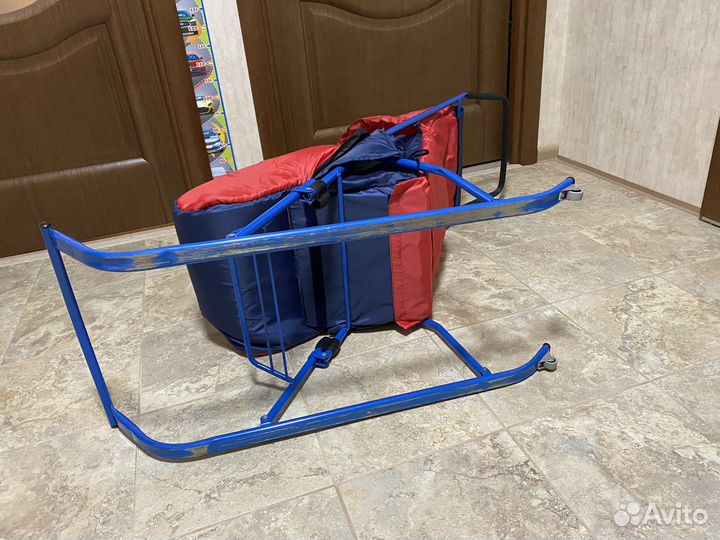Детские санки коляска
